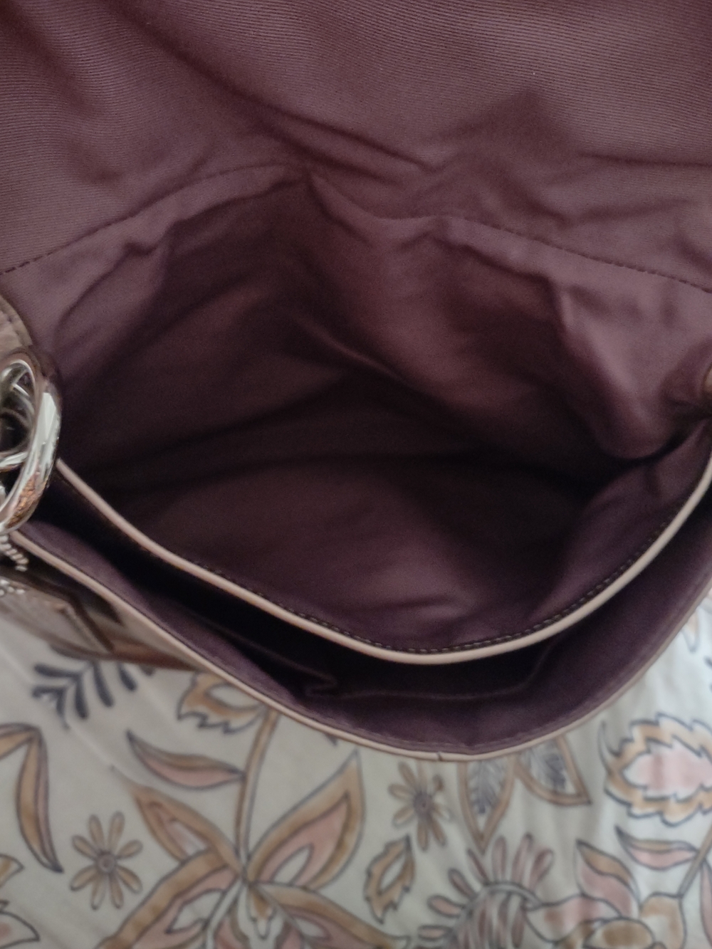 Women's Coach Metallic Rose Gold Shoulder Bag - Picture 4 of 4